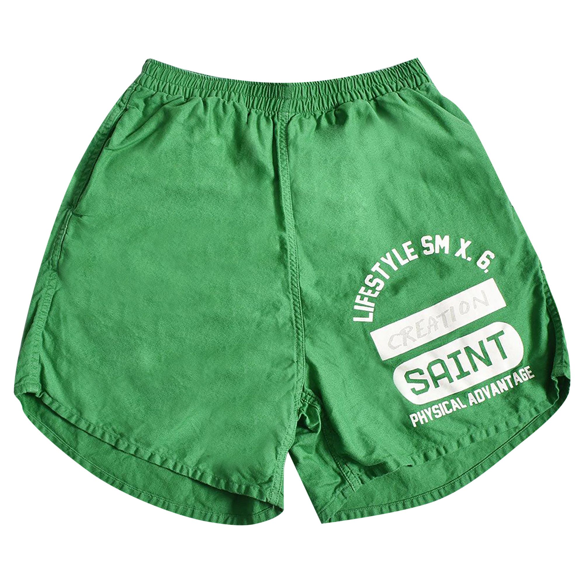 Buy Saint Michael Easy Shorts 'Green' - SM YS8 0000 056 | GOAT