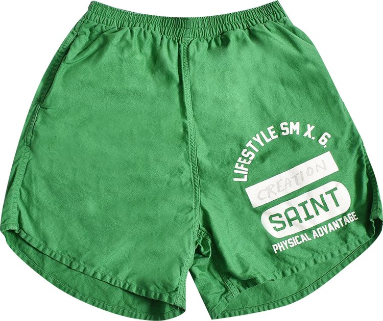 Saint Michael Easy Shorts 'Green'