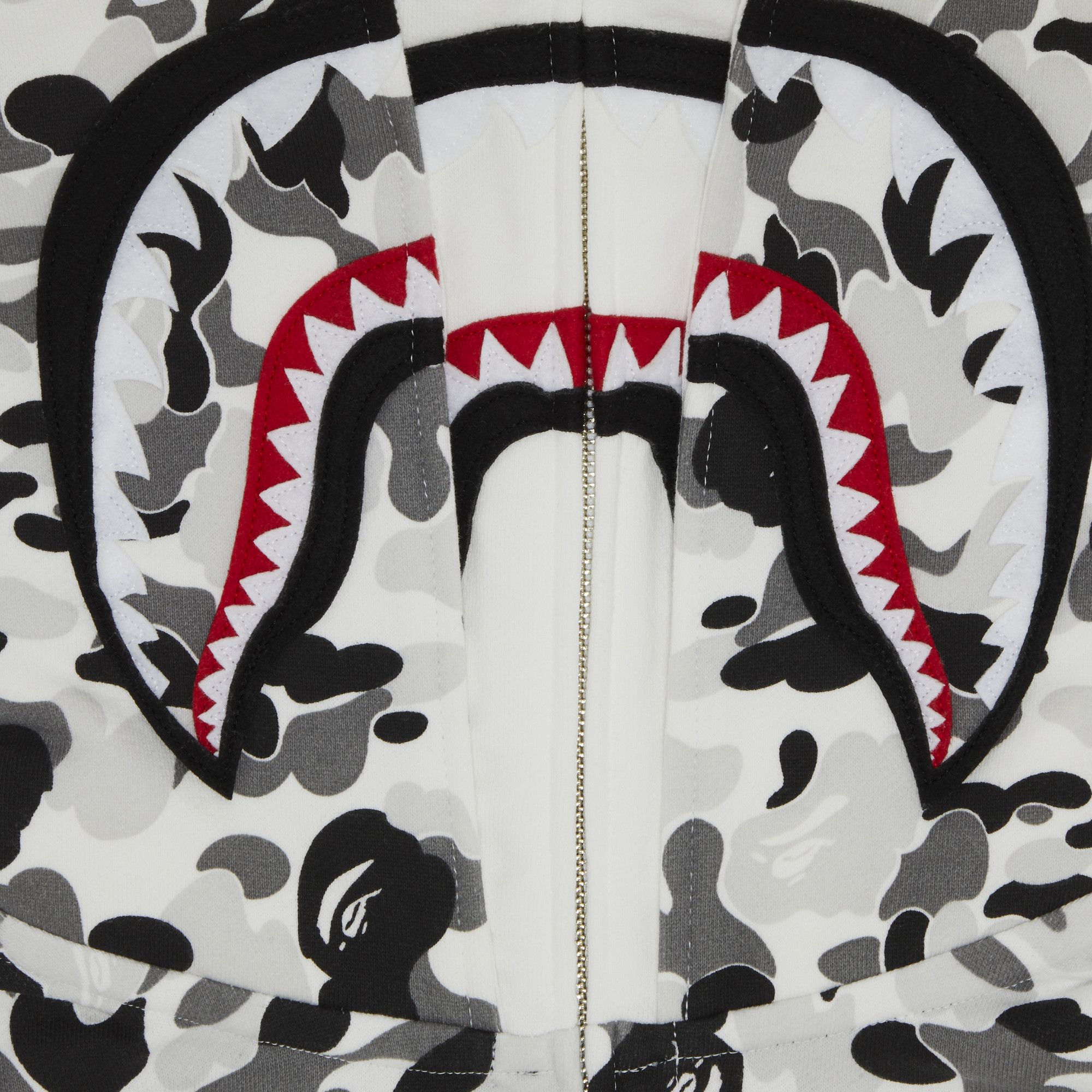 Bape city camo half shark hoodie on sale