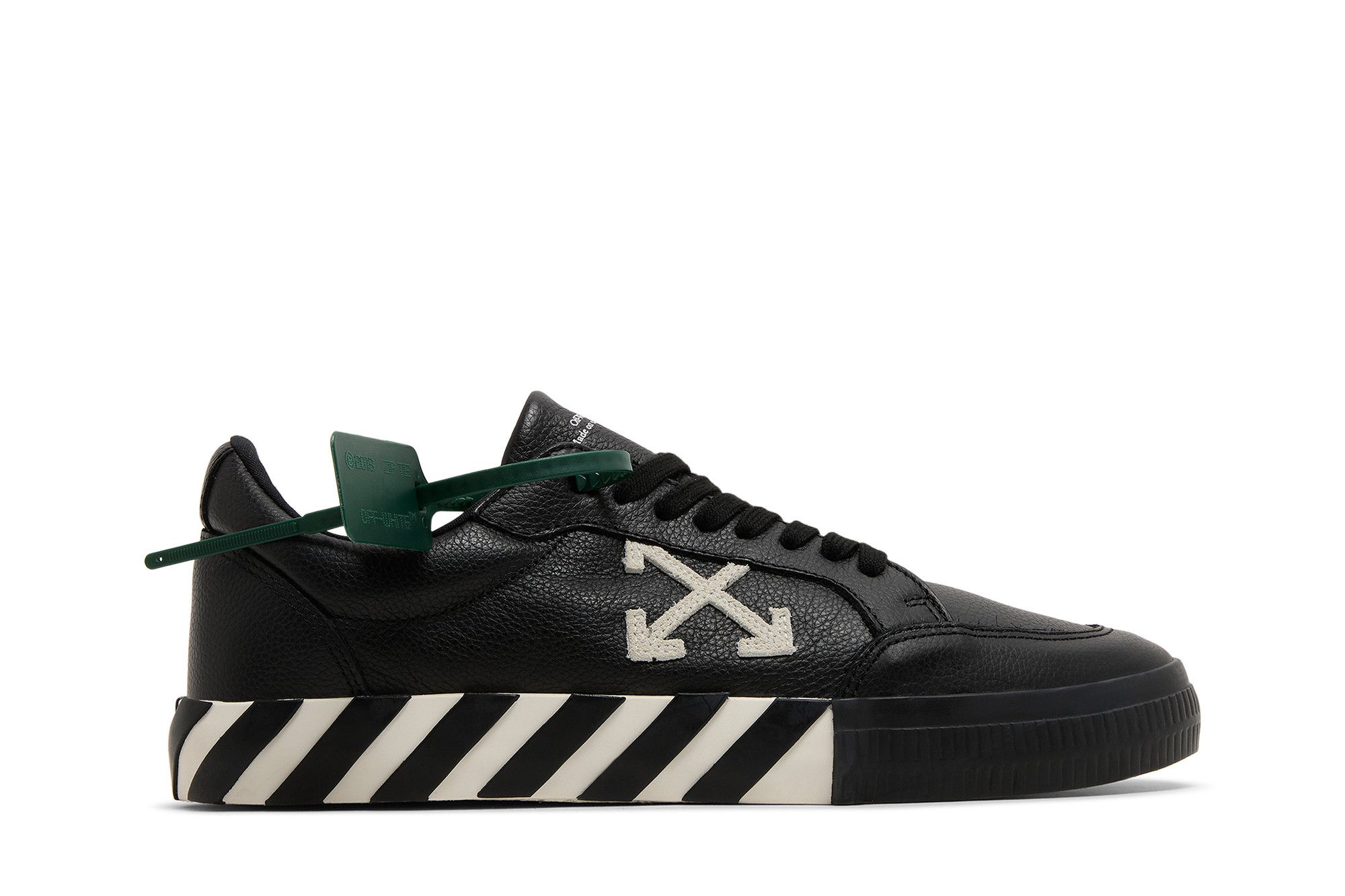 Black vulc sneakers off white top