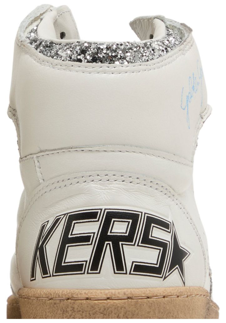 Golden Goose Wmns Sky Star White Silver Glitter