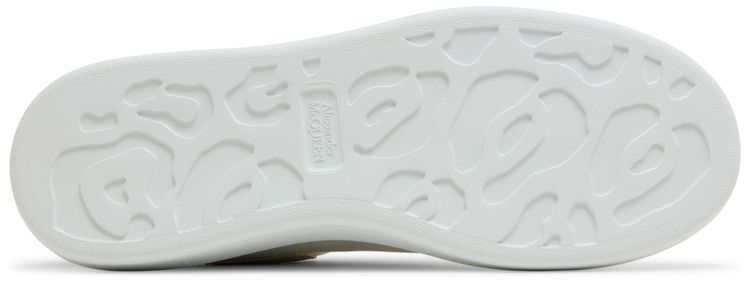 Alexander McQueen Oversized Sneaker White Beige Crocodile