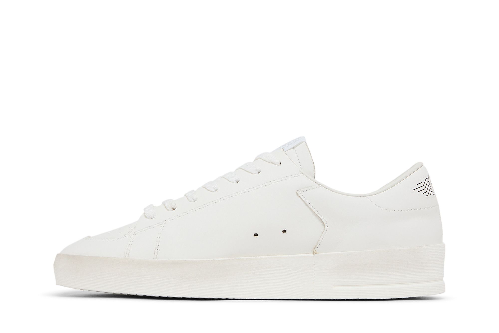 Golden ｜SNEAKERS (GMF00128 F000566 10100) Men's Stardan in white leather