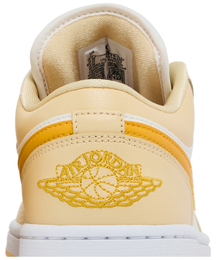 Wmns Air Jordan 1 Low Sail Yellow Ochre