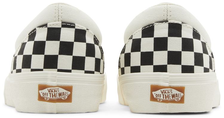 Vans Slip On VR3 Black Marshmallow Checkerboard
