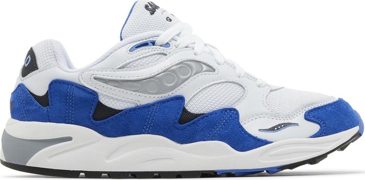 Grid Shadow 2 'White Blue'