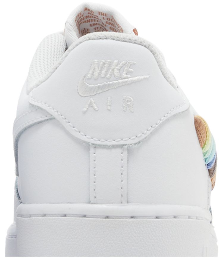 Nike Air Force 1 Low GS Rainbow Lace Swoosh