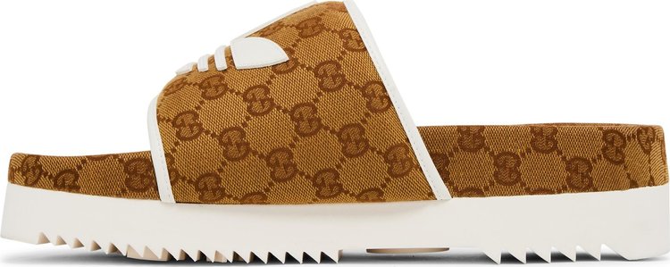 Adidas x Gucci Slide Sandal Mesa GG Monogram