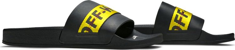 Off White Sliders Black Yellow