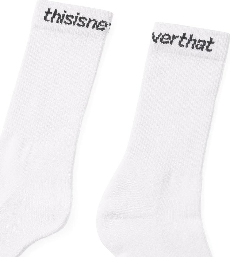 thisisneverthat SP Logo Socks 3 Pack White