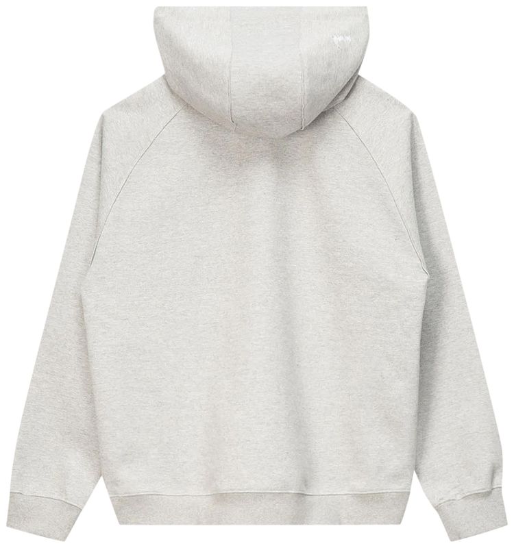 Ader Error Frayed Logo Hoodie Grey