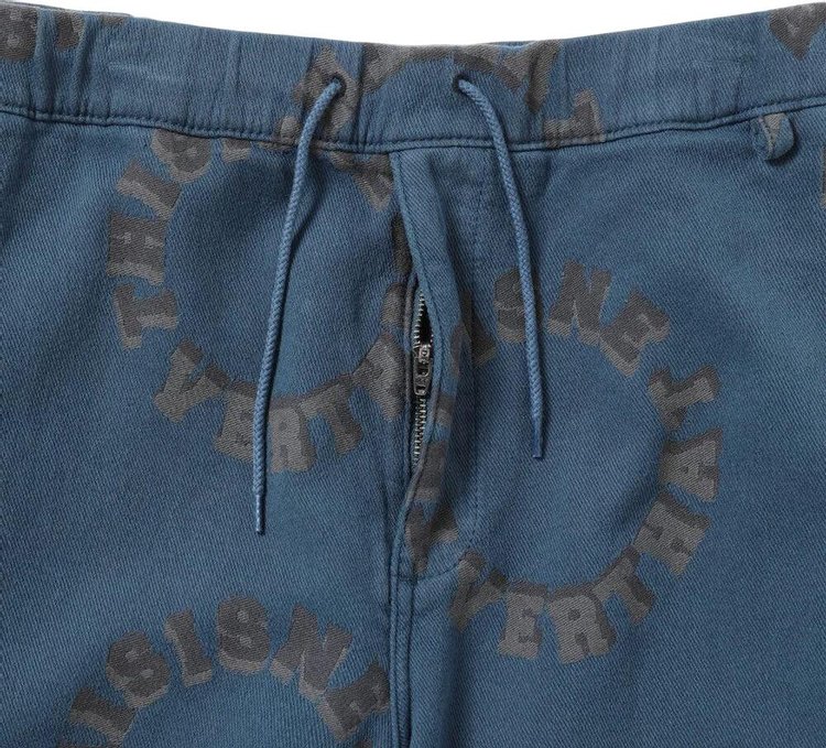 thisisneverthat 2Tone Logo Jacquard Short Blue