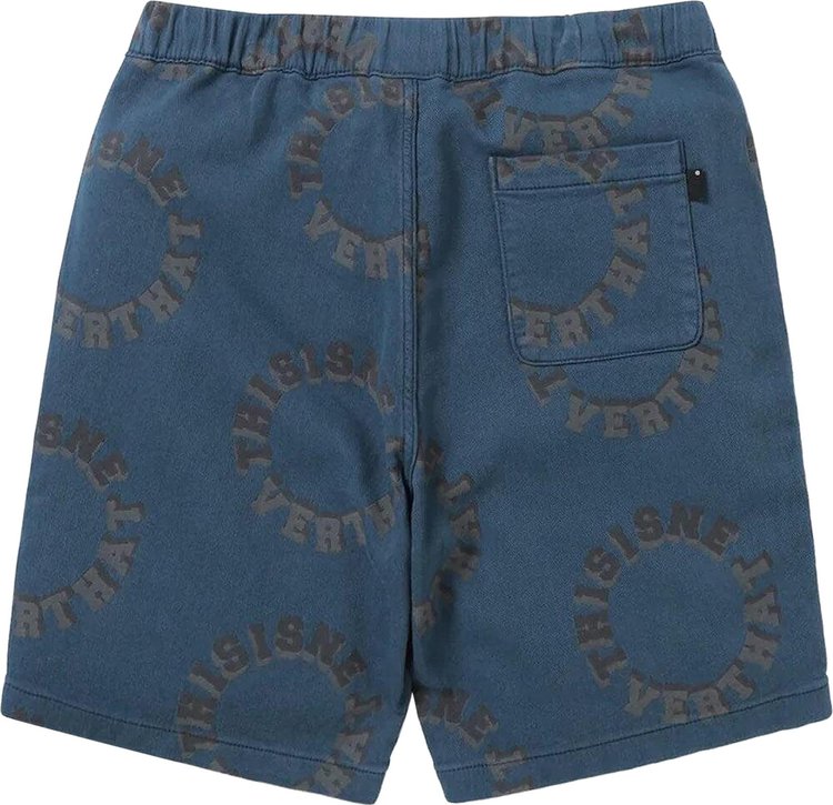 thisisneverthat 2Tone Logo Jacquard Short Blue