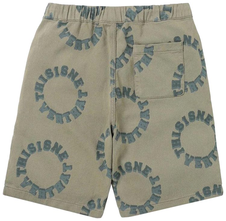 thisisneverthat 2Tone Logo Jacquard Short Beige