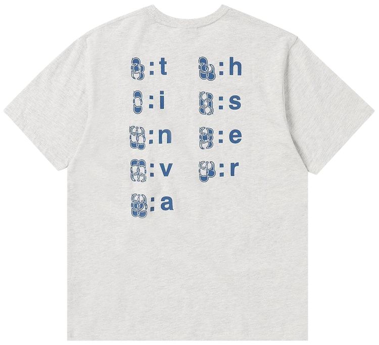 thisisneverthat Alphabet Tee Oatmeal