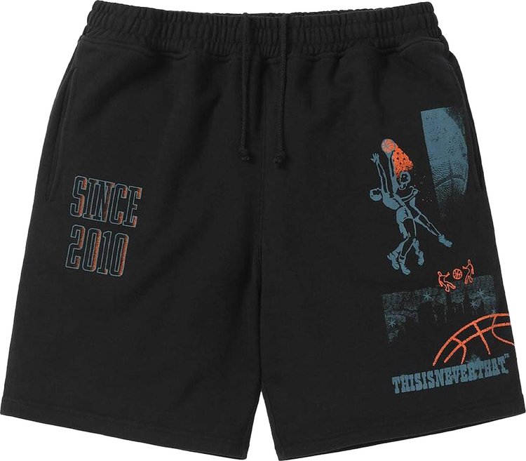 thisisneverthat Basketball Sweatshort Black