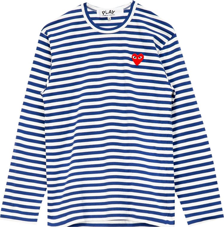 Comme des Garçons PLAY Striped T-Shirt 'Navy/White'