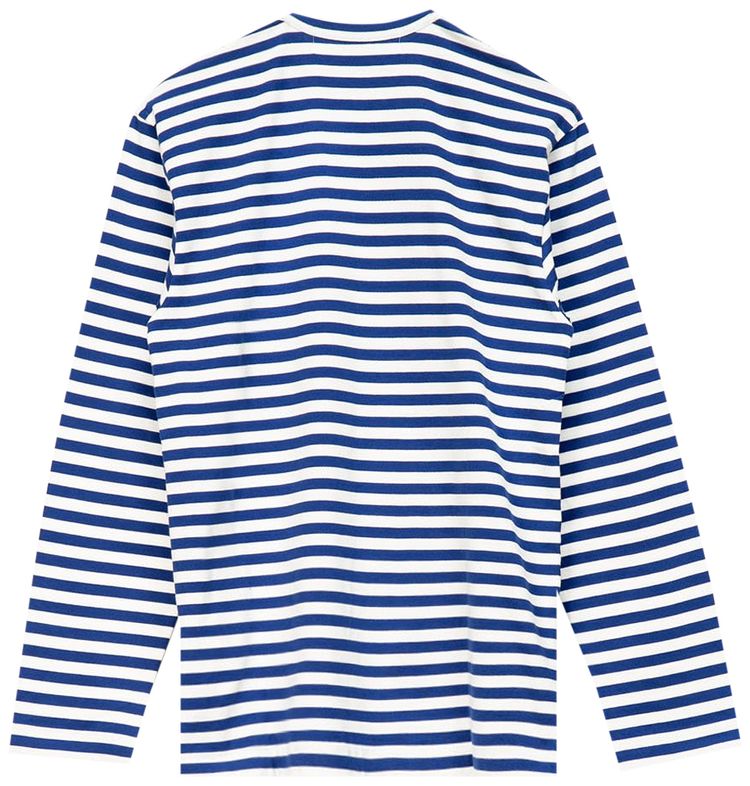 Comme des Garcons PLAY Striped T Shirt NavyWhite