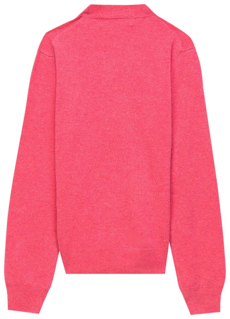 Comme des Garcons PLAY V Neck Cardigan Pink
