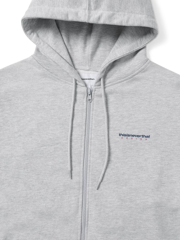 thisisneverthat DSN Logo Zip Hoodie Heather Grey