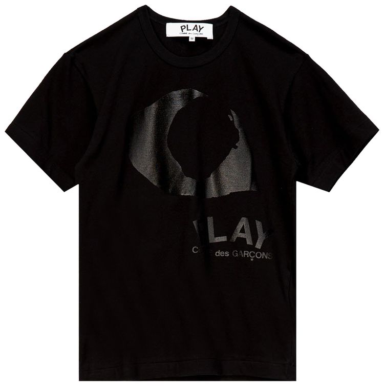 Comme des Garcons PLAY Big Eye Tee Black