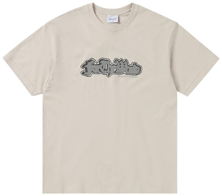thisisneverthat FTW Reflective Tee Beige