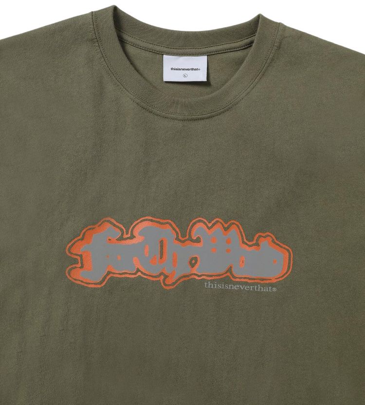 thisisneverthat FTW Reflective Tee Olive