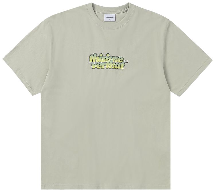 thisisneverthat Gradient Ol logo Tee Stone