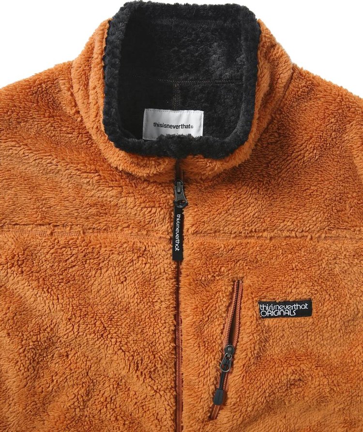 thisisneverthat High Loft Fleece Vest Orange