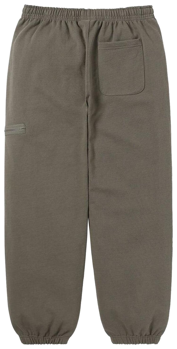 thisisneverthat Multi Zip Sweatpant Dark Mocha