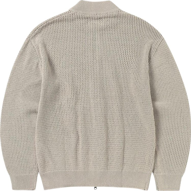 thisisneverthat Net Knit Jacket Beige