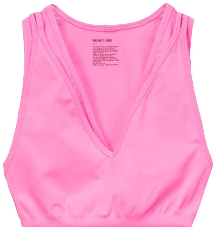 Helmut Lang Double Bra Disco Pink