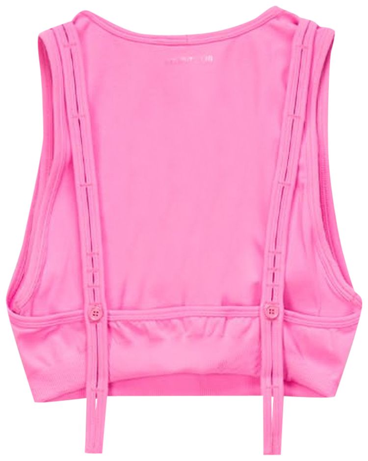 Helmut Lang Double Bra Disco Pink