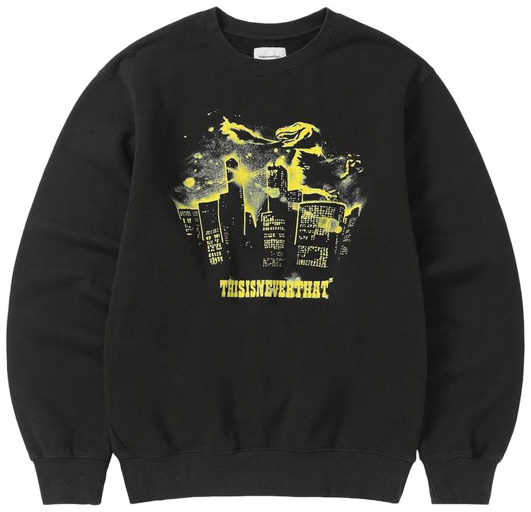 thisisneverthat Nightmare Crewneck Off Black
