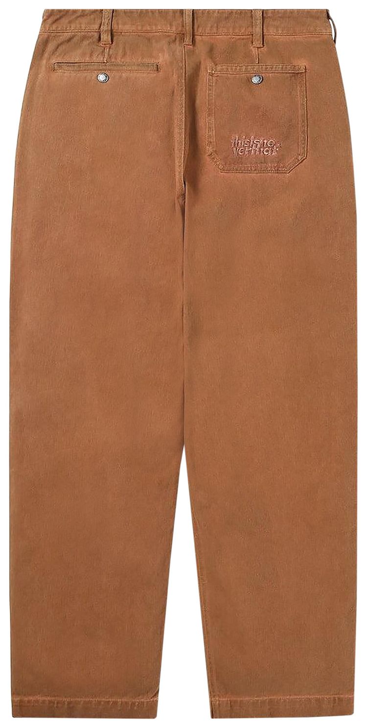 thisisneverthat OL Overdyed Pant Washed Orange