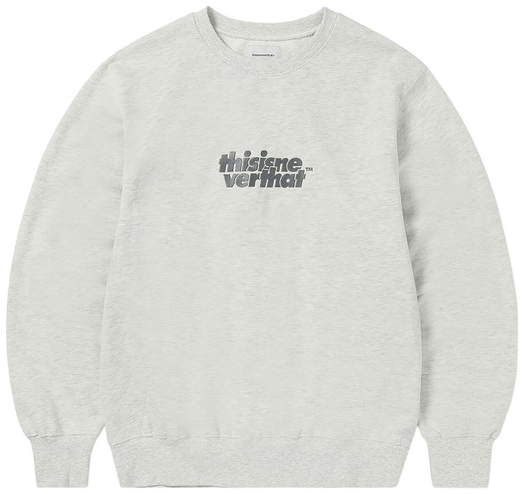 thisisneverthat OL Logo Crewneck Oatmeal