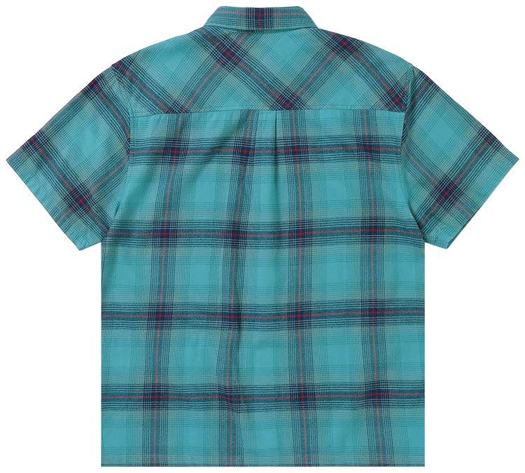 thisisneverthat Ombre Check Short Sleeve Shirt Green