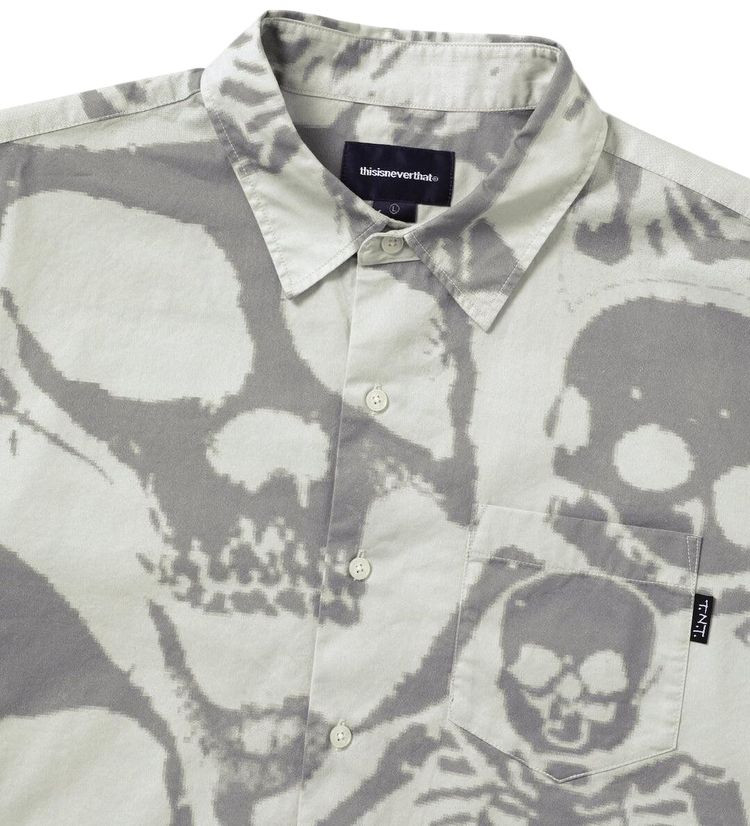 thisisneverthat Skeletons Shirt Stone