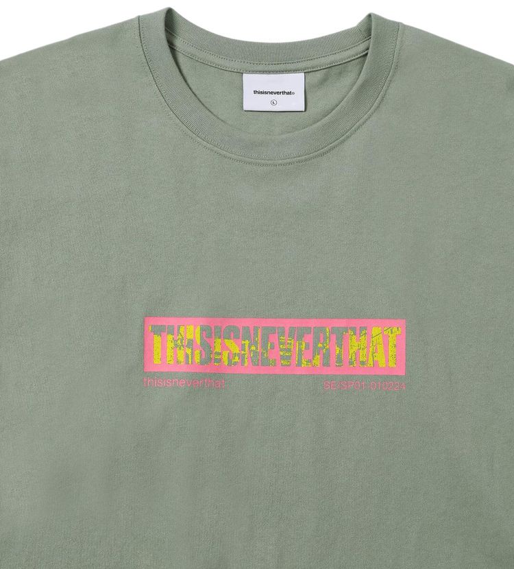 thisisneverthat Skyscraper Tee Light Olive