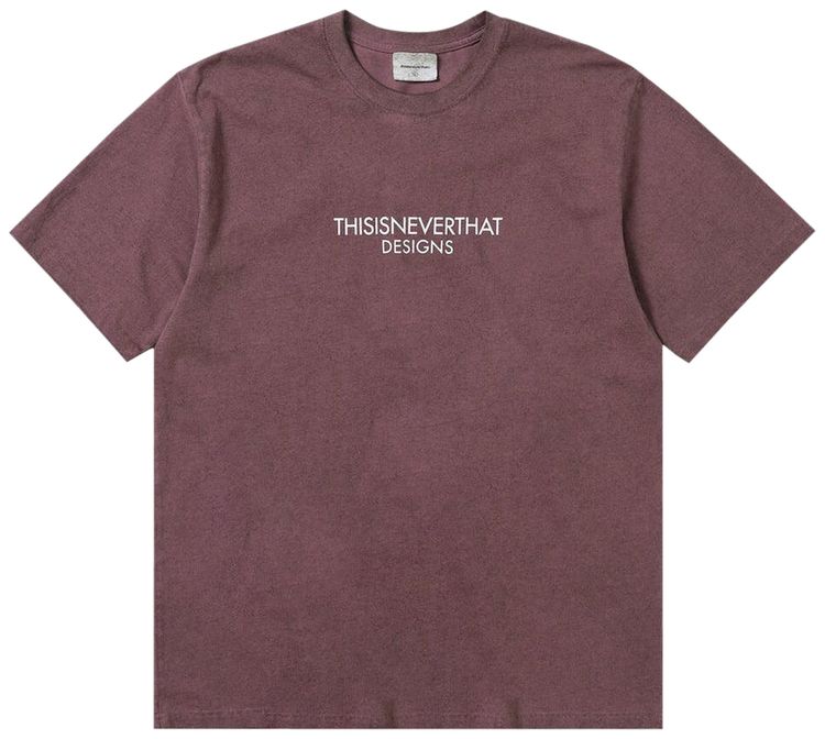 thisisneverthat Sprayed FR Logo Tee Fuchsia