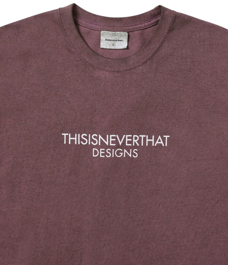 thisisneverthat Sprayed FR Logo Tee Fuchsia