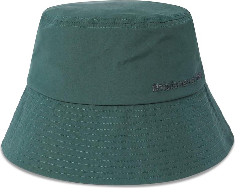 thisisneverthat Supplex Long Bill Bucket Hat Deep Green