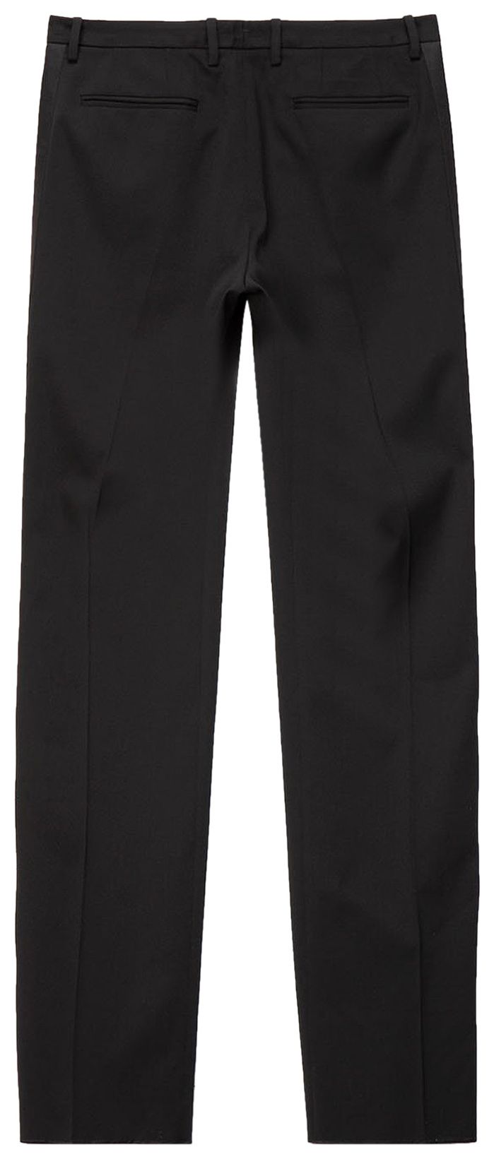 Off White Tuxedo Zipped Clean Pant Black