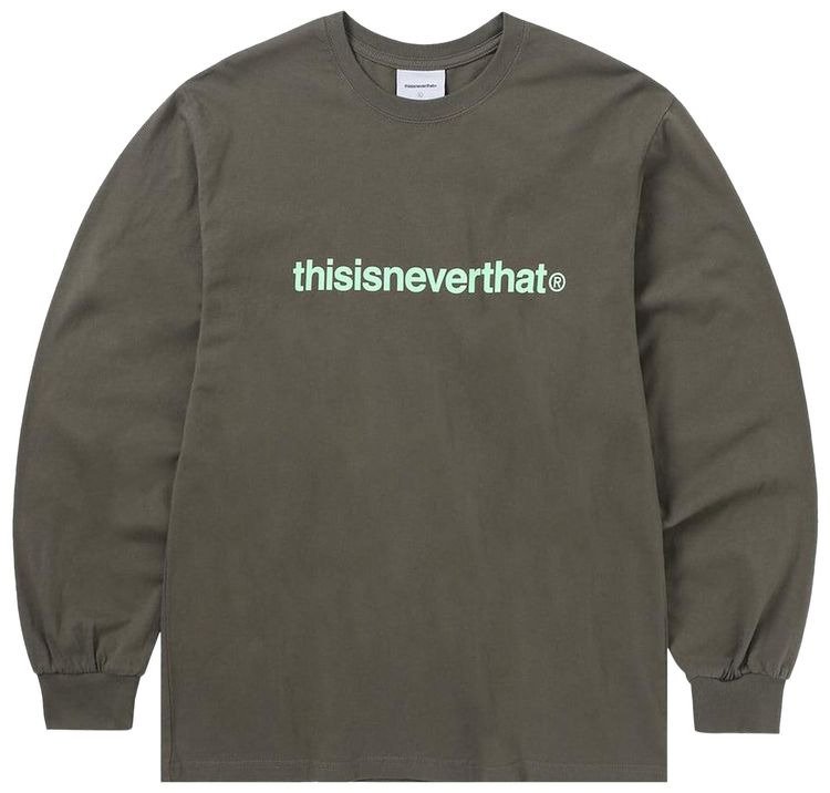 thisisneverthat T Logo Long Sleeve Tee Dark Mocha