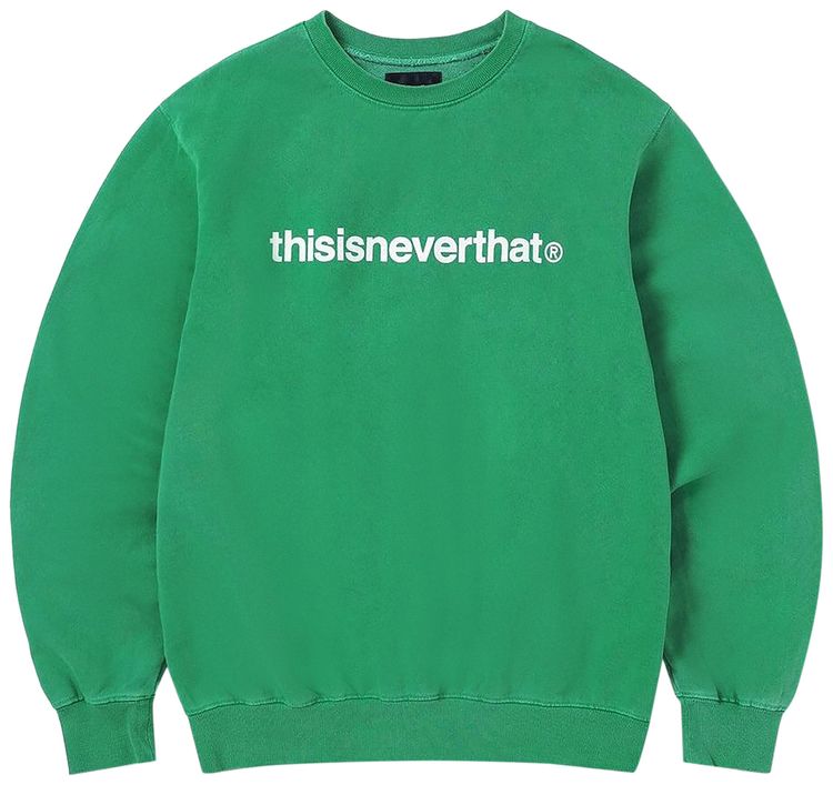 thisisneverthat T Logo LT Crewneck Green