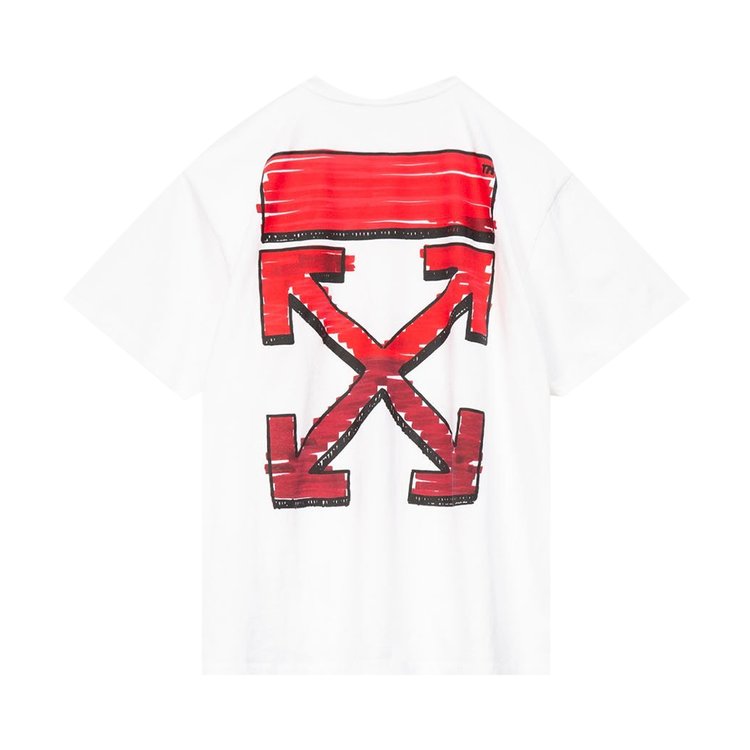 Off White Marker Over Tee White