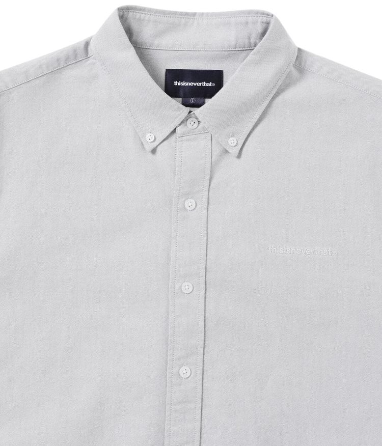 thisisneverthat T Logo Oxford Shirt Grey