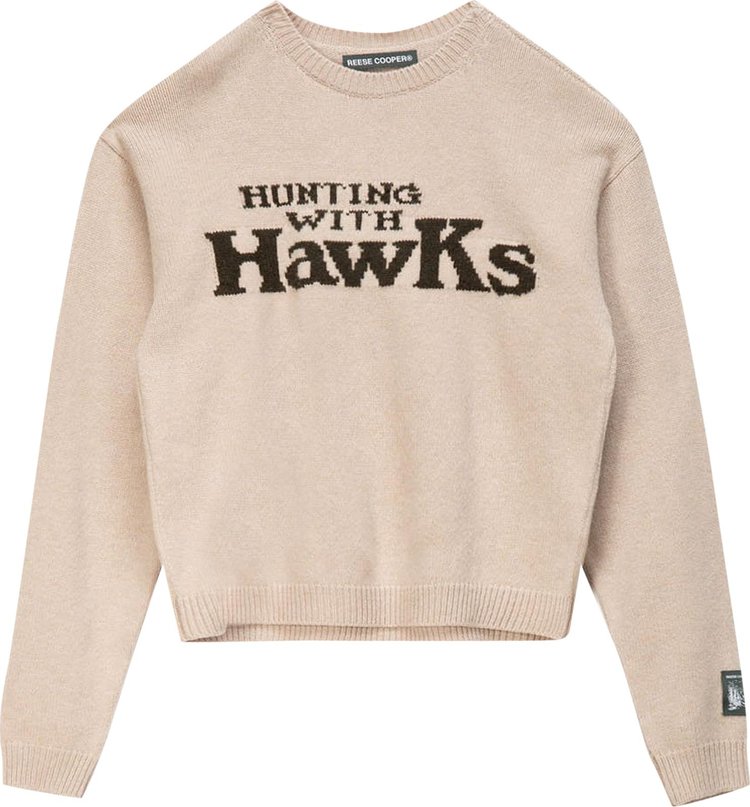 Reese Cooper Hunting With Hawks Sweater 'Cream'