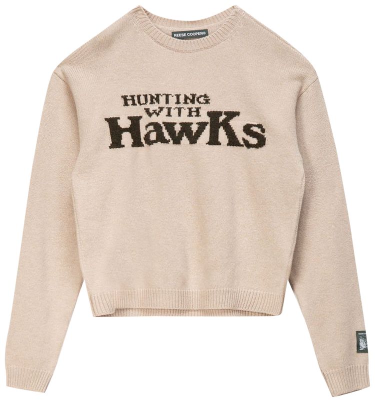 Reese Cooper Hunting With Hawks Sweater Cream