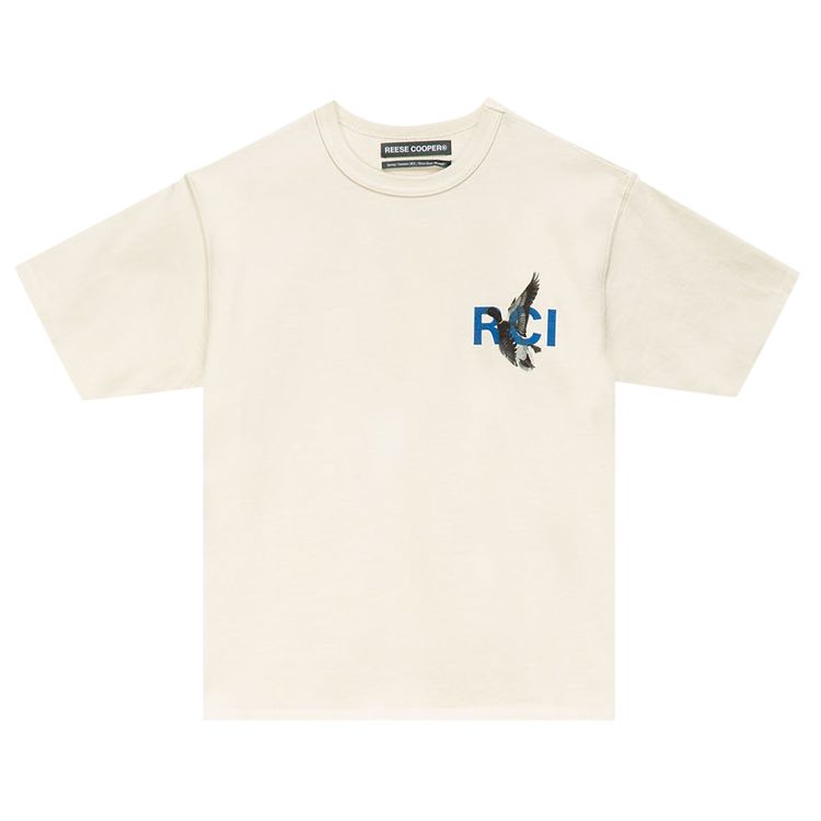 Reese Cooper Duck Print T Shirt White